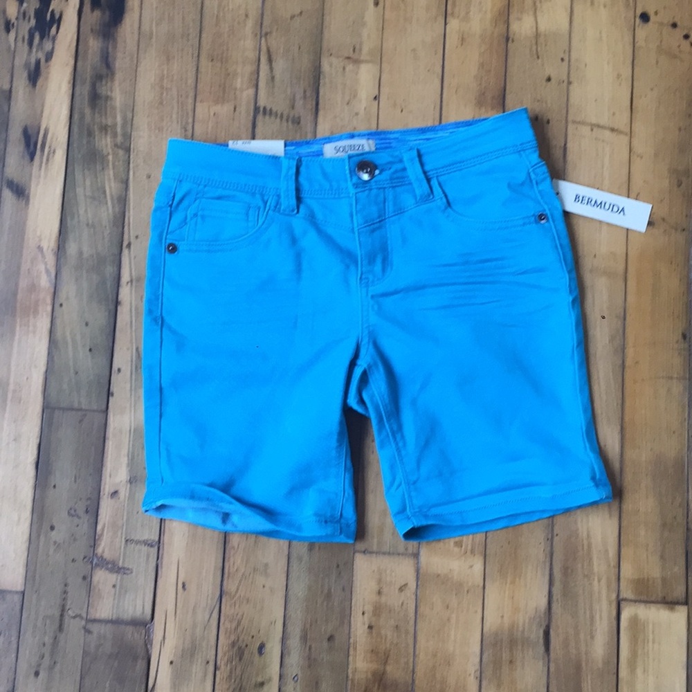 Blue jean shorts